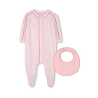 pajamas and bib set BOSS 
                    GIRL