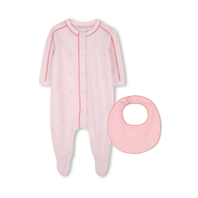 pajamas and bib set BOSS GIRL