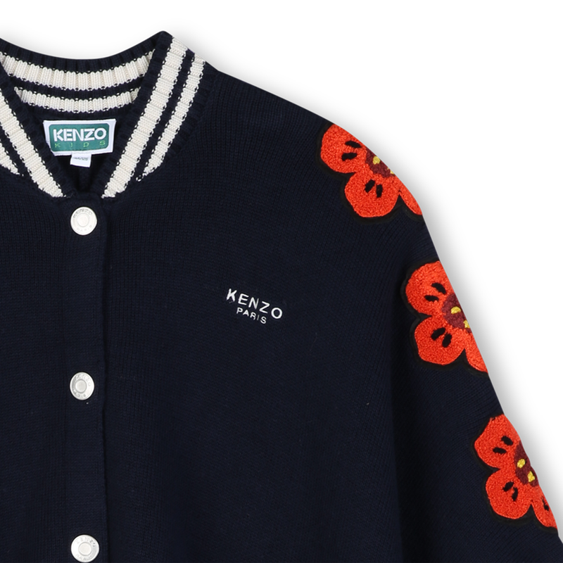 Knitted cape KENZO KIDS 
                        GIRL