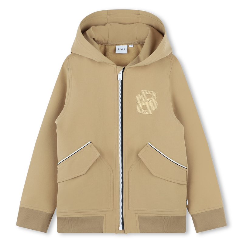 Zipped Hooded Cardigan BOSS 
                        BOY