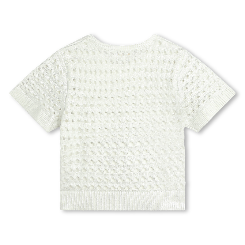 Crocheted cotton sweater CHLOE 
                    GIRL