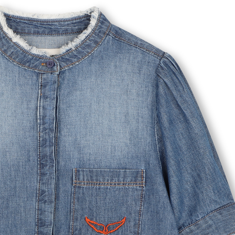 Band Collar Shirt ZADIG & VOLTAIRE 
                        GIRL