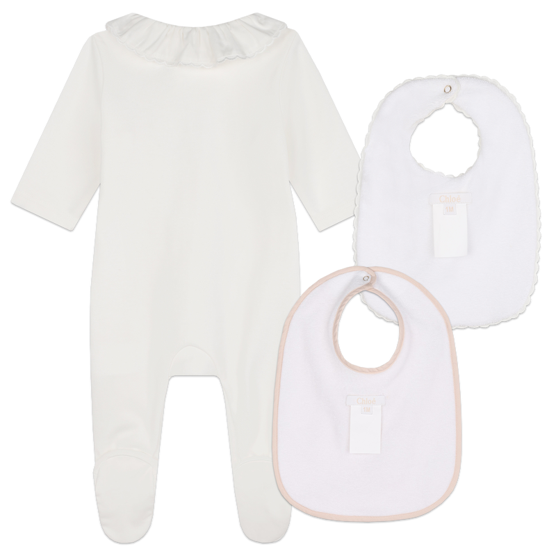 Pajamas & Bib Set CHLOE 
                    GIRL