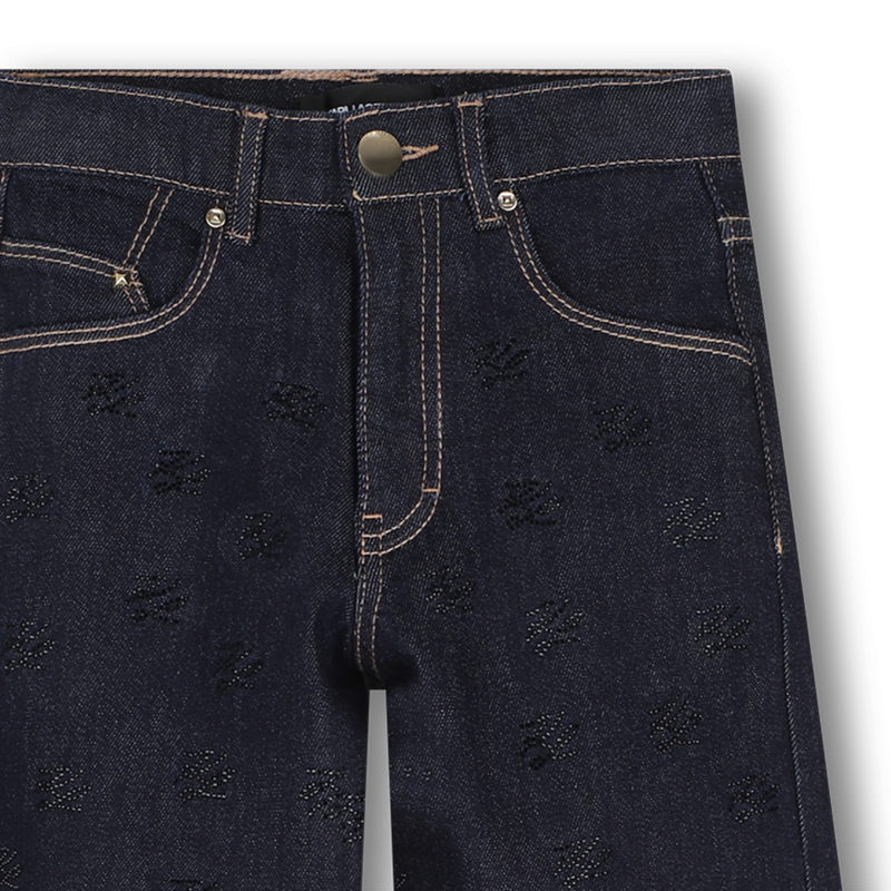 Denim pants KARL LAGERFELD KIDS 
                        GIRL