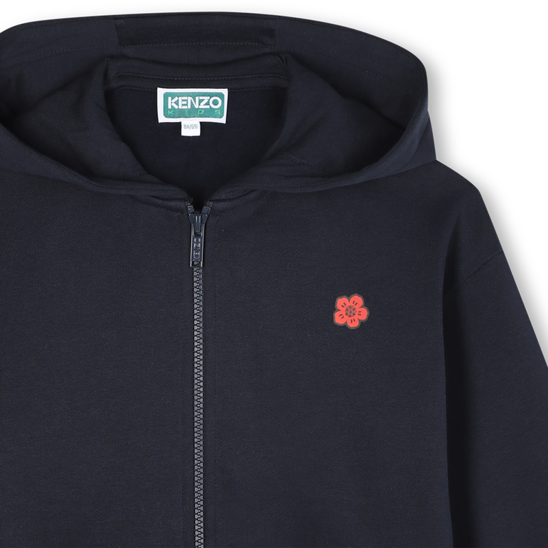 Fleece cardigan and trouser set KENZO KIDS 
                        GIRL