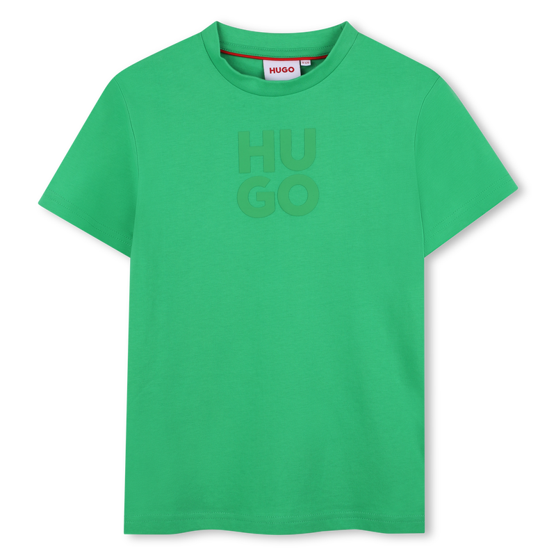 Short-sleeved cotton T-shirt HUGO 
                    BOY