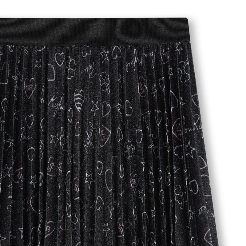 Pleated Printed Skirt SONIA RYKIEL 
                    GIRL