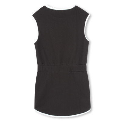 Sleeveless dress with pockets KARL LAGERFELD KIDS GIRL