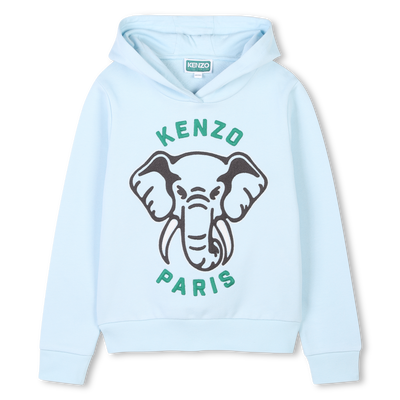 Embroidered Elephant Hoodie KENZO KIDS BOY
