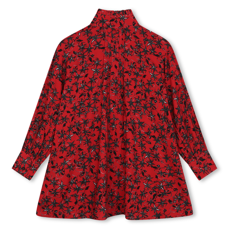 Patterned shirt dress cheap