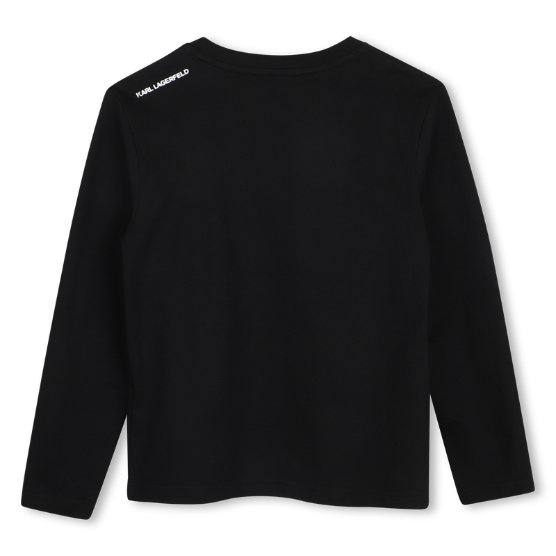 Long sleeve t-shirt KARL LAGERFELD KIDS 
                        BOY