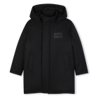 Hooded parka KARL LAGERFELD KIDS 
                    BOY