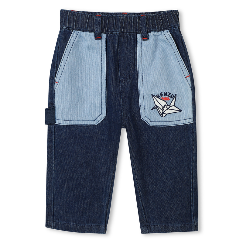 Elasticated waist jeans KENZO KIDS 
                        BOY