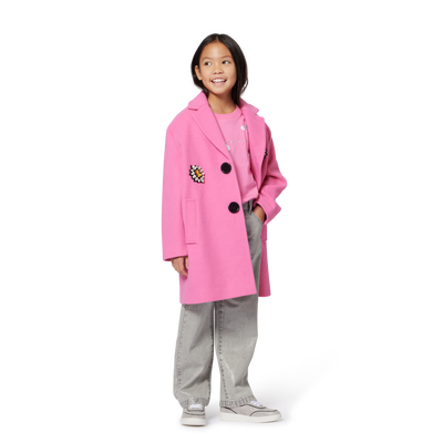 Pea coat in woollen cloth MARC JACOBS GIRL