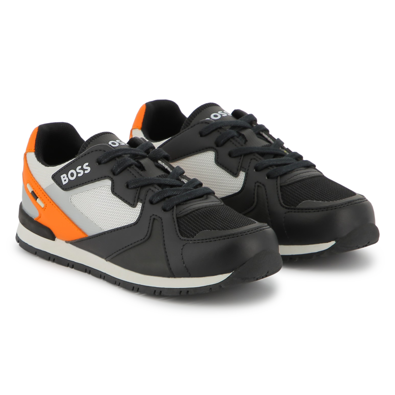 Retro Lace-Up Sneakers BOSS 
                        BOY