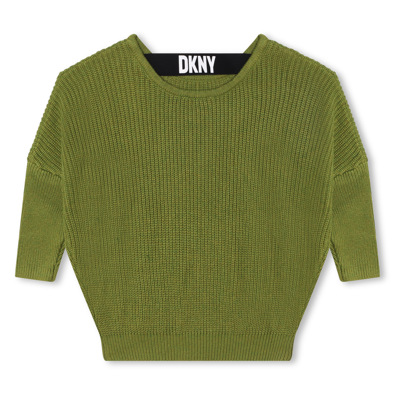 Tricot dip-back sweater DKNY 
                    GIRL