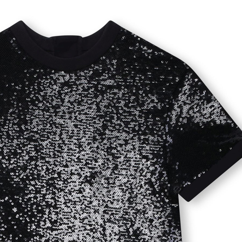 Short-Sleeved Sequin Dress HUGO 
                    GIRL