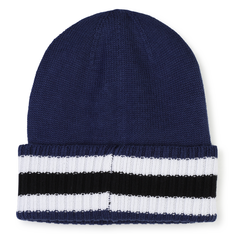 Knit Striped Hat HUGO 
                    BOY
