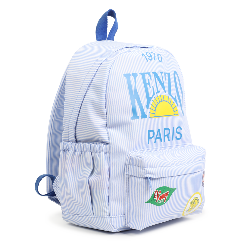Lined canvas backpack KENZO KIDS 
                        UNISEX