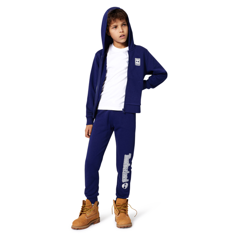Fleece hooded cardigan TIMBERLAND 
                    BOY