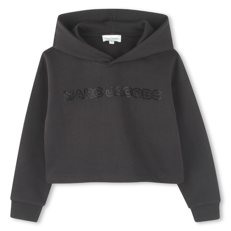 Cropped fleece sweatshirt MARC JACOBS 
                    GIRL