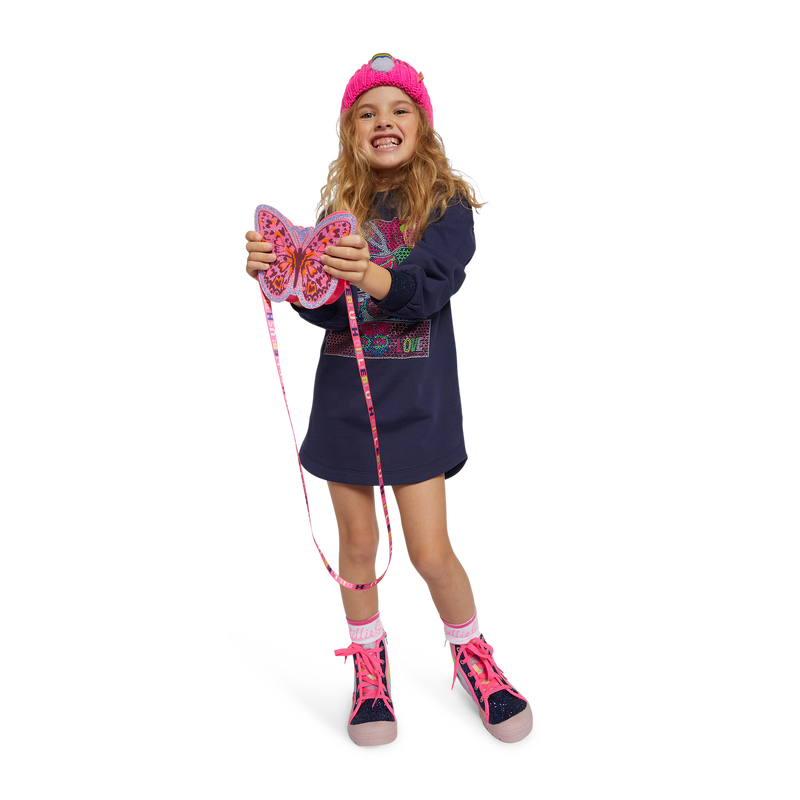 Rhinestone fleece dress