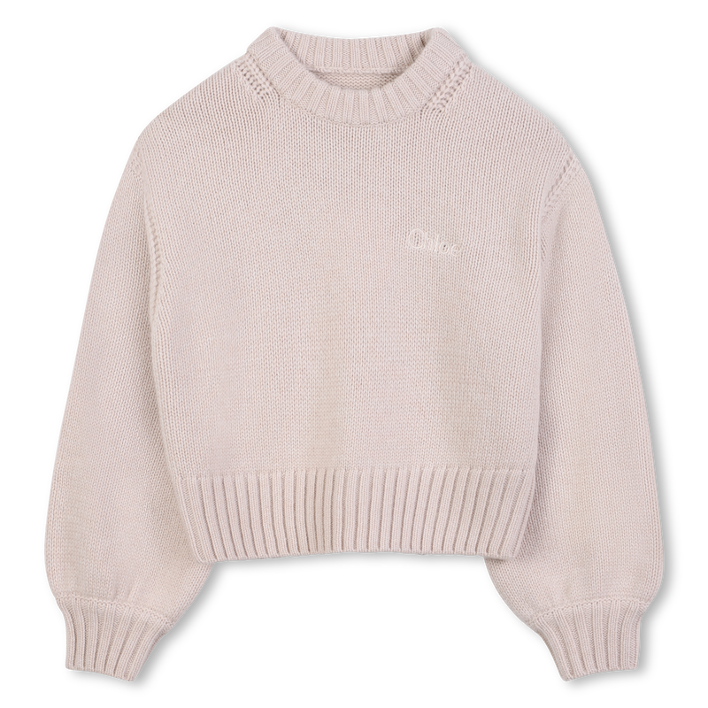 Knit round neck sweater CHLOE 
                        GIRL