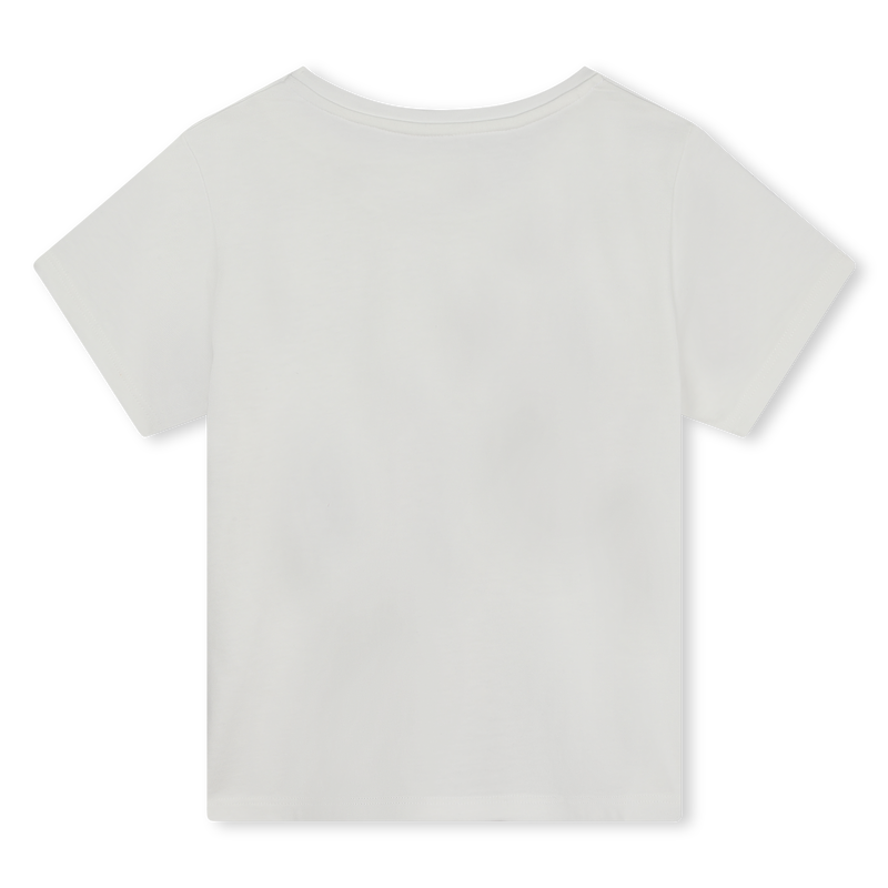 Short-Sleeved Cotton T-Shirt MICHAEL KORS 
                    GIRL