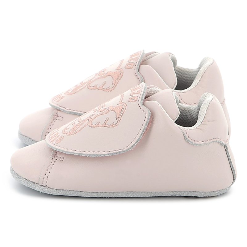 Leather Velcro slippers KENZO KIDS 
                        UNISEX