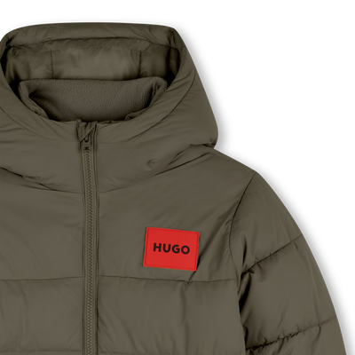 Hooded down jacket HUGO BOY