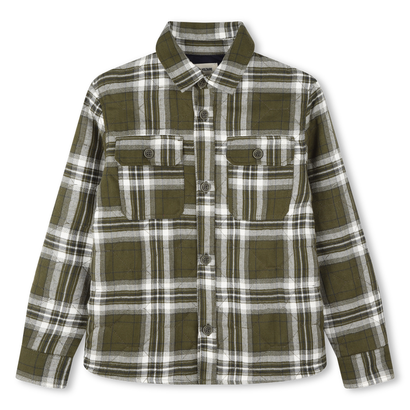 Quilted cotton shirt ZADIG VOLTAIRE 
                        BOY