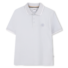 Short-Sleeved Polo Shirt, PALE BLUE, hi-res
