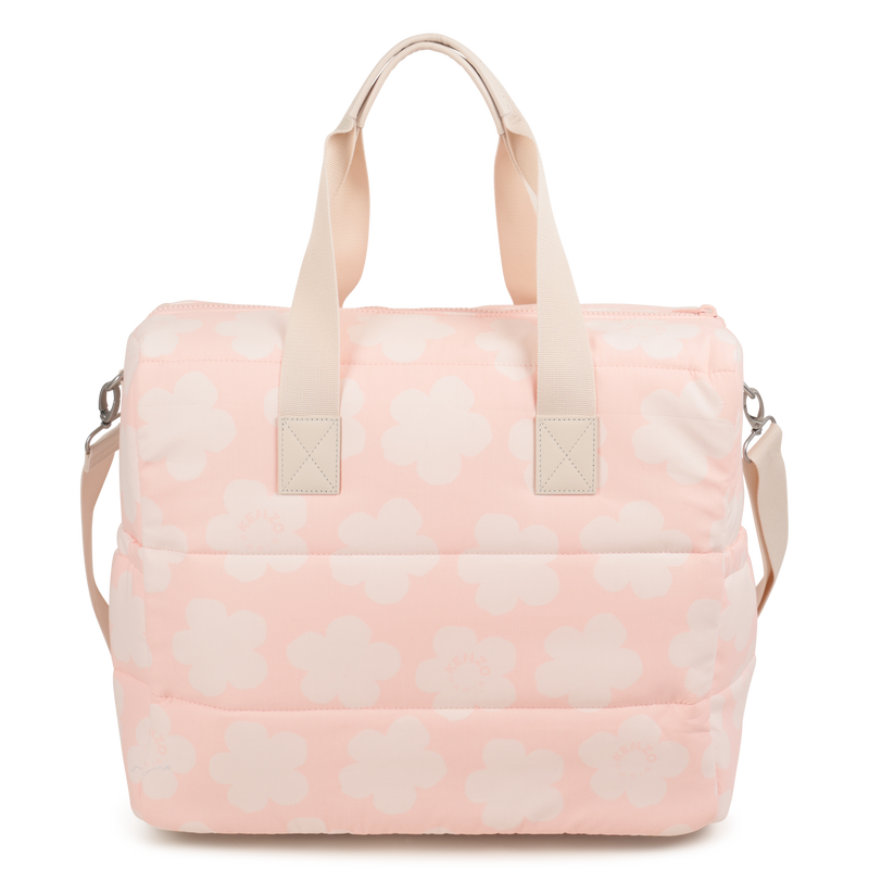 Quilted diaper bag in printed poplin KENZO KIDS 
                        UNISEX