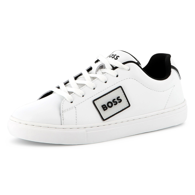 Cowhide leather sneakers BOSS 
                    BOY