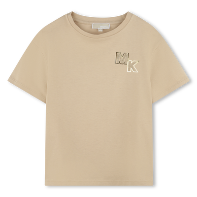 Short-sleeved cotton T-shirt MICHAEL KORS GIRL