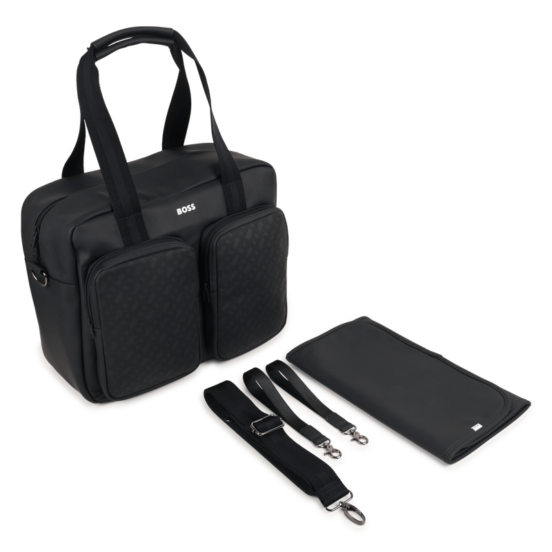Zippered diaper bag BOSS 
                    UNISEX
