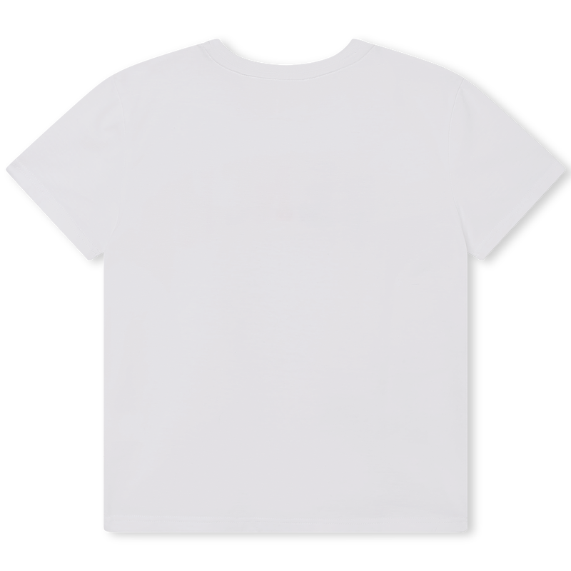 Velvet-patch cotton T-shirt GIVENCHY 
                    BOY