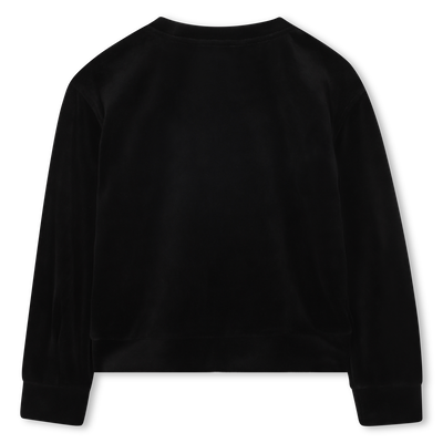 Velvet sweatshirt SONIA RYKIEL GIRL