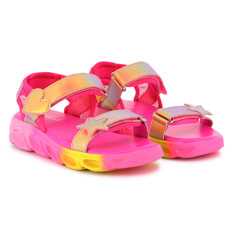 Bi-material sandals BILLIEBLUSH 
                        GIRL