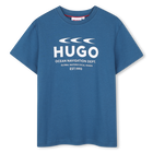 Short sleeve t-shirt, BLUE, hi-res