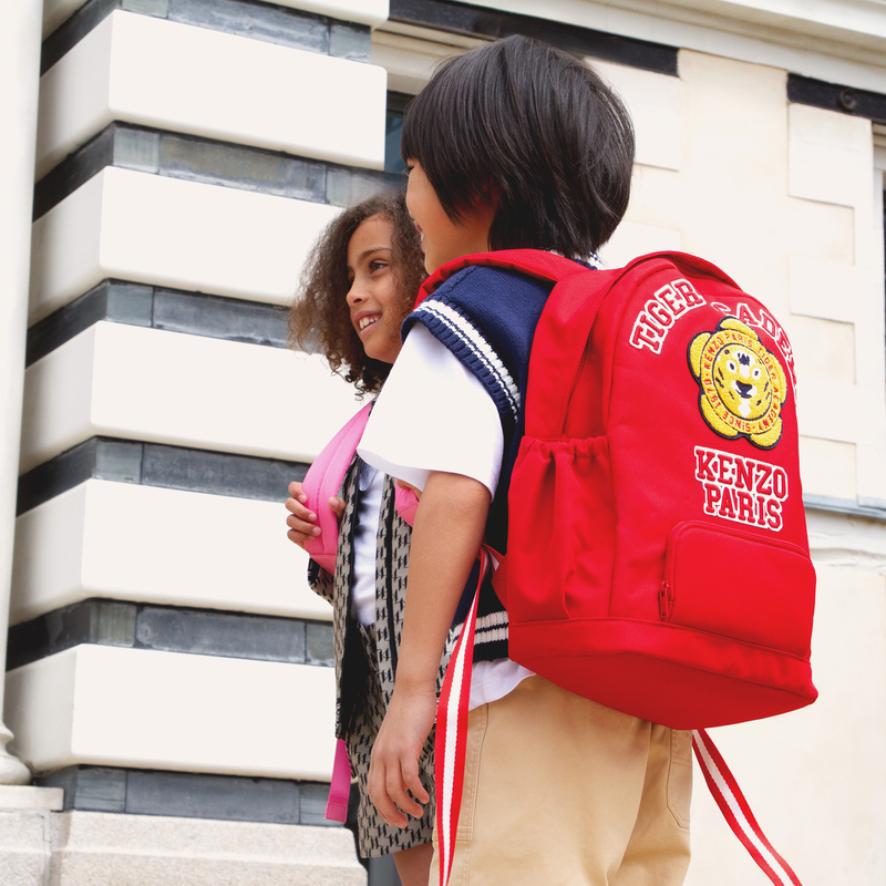 KENZO KIDS Embroidered Tiger Backpack