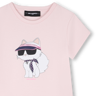 Short-Sleeved Dress KARL LAGERFELD KIDS 
                    GIRL