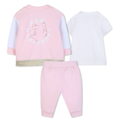 Tracksuit Set KARL LAGERFELD KIDS GIRL