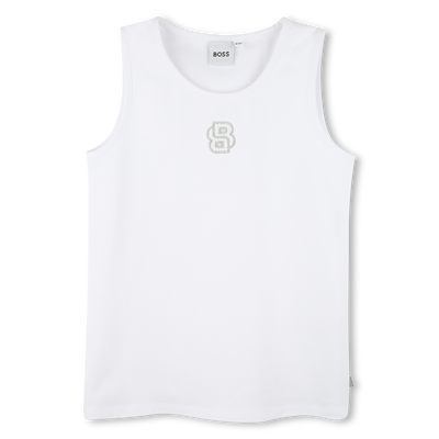 Embroidered tank top BOSS GIRL