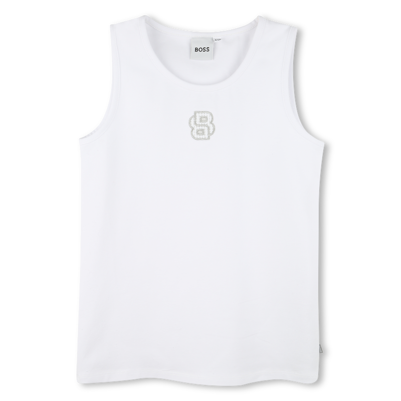 Embroidered tank top BOSS 
                        GIRL