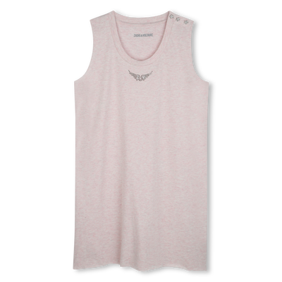 Dress with diamantés ZADIG & VOLTAIRE GIRL