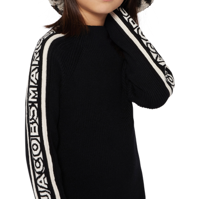 Cotton & Wool Sweater Dress MARC JACOBS GIRL