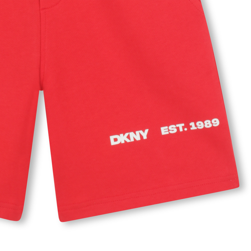 Cotton fleece Bermuda shorts DKNY 
                        BOY