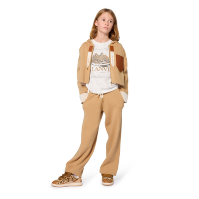 Wide-leg knit trousers LANVIN GIRL