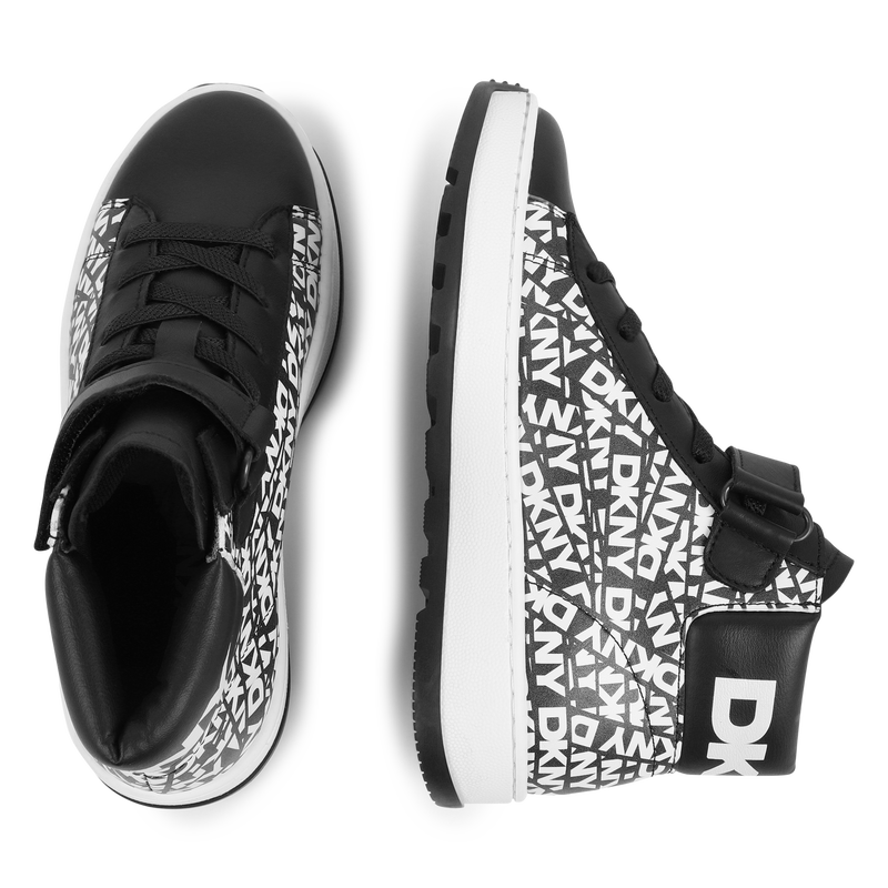 Lace-Up High-Top Sneakers DKNY 
                    UNISEX